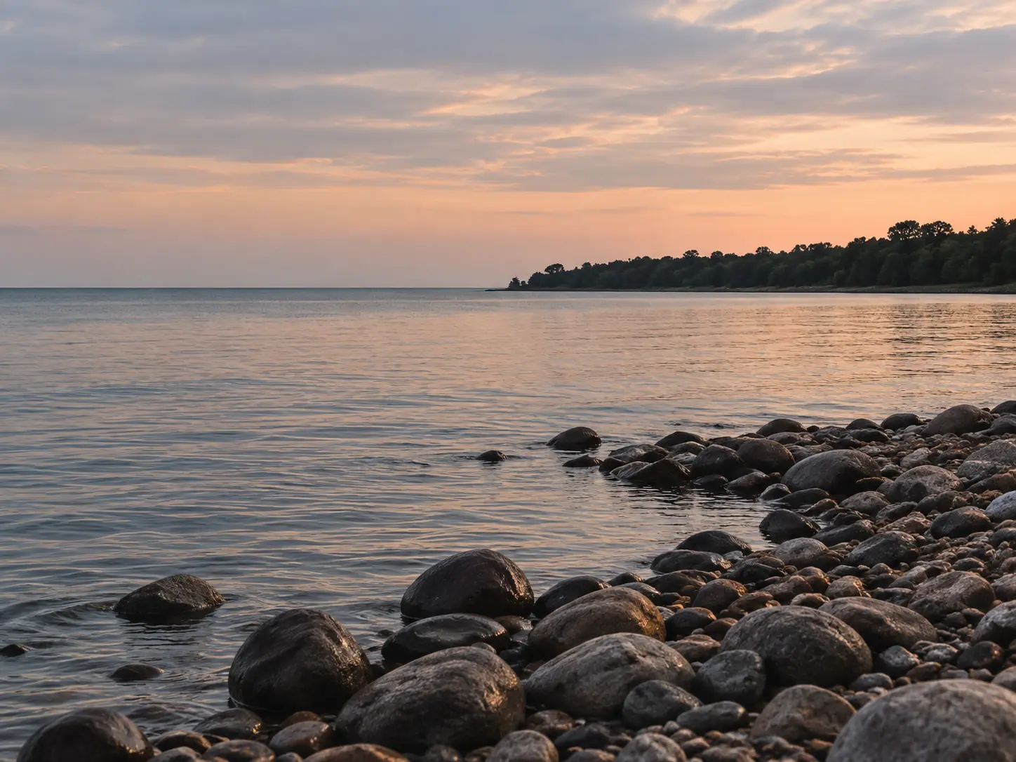 A quiet Lake County shoreline